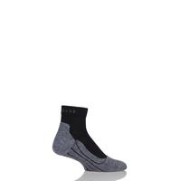 Mens 1 Pair Falke Light Volume Ergonomic Cushioned Short Running Socks