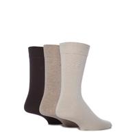 mens 3 pair farah plain comfort cuff socks