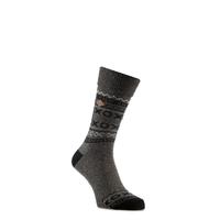 Mens 1 Pair Farah 1920 Wool Mix Fairisle Boot Socks with Turn Over Top