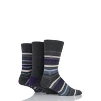 mens 3 pair farah classic luxury stripe cotton socks