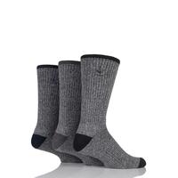Mens 3 Pair Firetrap Contrast Heel, Toe and Tipping Socks