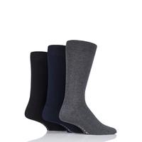 Mens 3 Pair Glenmuir Classic Bamboo Plain Socks