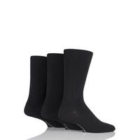 Mens 3 Pair Glenmuir Classic Bamboo Plain Socks