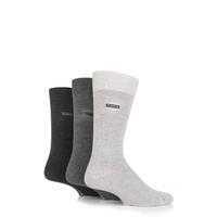 Mens 3 Pair Glenmuir Classic Bamboo Plain Socks