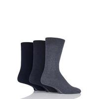 mens 3 pair glenmuir classic bamboo plain socks