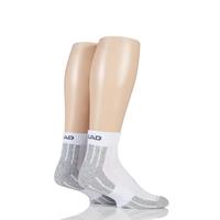 Mens 2 Pair Head Performance Sport Quarter Socks