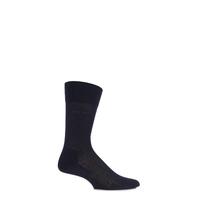 Mens 1 Pair Hugo Boss George 100% Mercerised Cotton Plain Socks