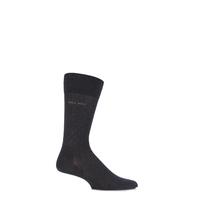 Mens 1 Pair Hugo Boss George 80% Mercerised Cotton Dotted Socks