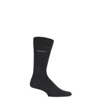 mens 1 pair hugo boss john plain fine wool and soft cotton comfort cuf ...