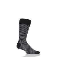 mens 1 pair hugo boss marc striped combed cotton socks