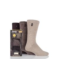 mens 3 pair jeep terrain leisure socks gift box