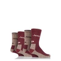 mens 4 pair jeep performance boot socks