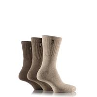 Mens 3 Pair Jeep Terrain Leisure Socks