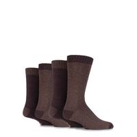 mens 4 pair jeep urban trail marl boot socks