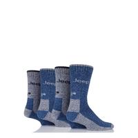 mens 4 pair jeep performance boot socks