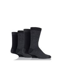 mens 4 pair jeep urban trail marl boot socks