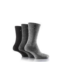 Mens 3 Pair Jeep Terrain Leisure Socks