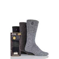 Mens 3 Pair Jeep Terrain Leisure Socks Gift Box