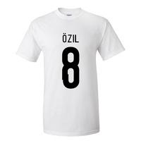 mesut ozil germany hero t shirt white