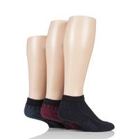 Mens 3 Pair Jeep Cushioned Cotton Trainer Socks