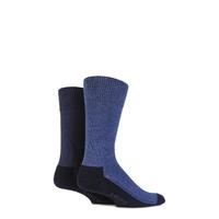 Mens 2 Pair Levis 168LS Plain Cushioned Crew Socks