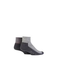 mens 2 pair levis 168ls plain cushioned quarter length socks