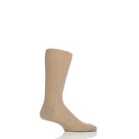 Mens 1 Pair Pantherella Merino Wool Rib Socks