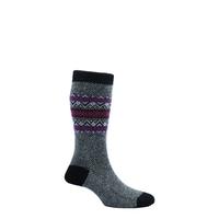 Mens 1 Pair Pantherella 85% Cashmere Fawsley Birdseye Fair Isle Border Socks