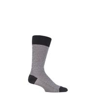 Mens 1 Pair Pantherella Business Modern Aldgate Optical Squared Cotton Socks