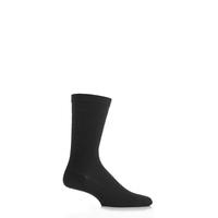 mens 1 pair pantherella cotton ribbed comfort top socks