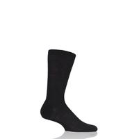 Mens 1 Pair Pantherella Camden Merino Wool Plain Socks