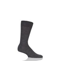 Mens 1 Pair Pantherella Camden Merino Wool Plain Socks