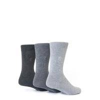 mens 3 pair pringle of scotland classic bamboo plain socks