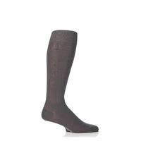 mens 1 pair pringle of scotland 100 mercerised cotton rib knee high so ...