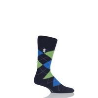 mens 1 pair pringle of scotland 85 cashmere argyle socks