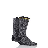 Mens 2 Pair Pringle of Scotland Marl Knit Boot Socks