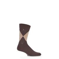 mens 1 pair pringle of scotland 80 cashmere argyle pattern socks xy04