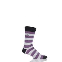 Mens 1 Pair Pringle of Scotland 6 Gauge Cotton Striped Socks