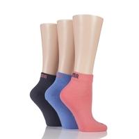 Mens and Ladies 3 Pair Puma Training Quarter Socks