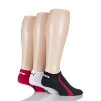 Mens & Ladies 3 Pair Puma Ring Sneaker Socks