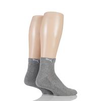 Mens and Ladies 2 Pair Puma Quarter Sock