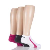 Mens & Ladies 3 Pair Puma Ring Sneaker Socks