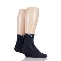 Mens and Ladies 2 Pair Puma Quarter Sock