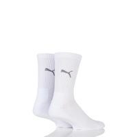 Mens and Ladies 2 Pair Puma Multi Sport Crew Socks