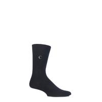 Mens 1 Pair SockShop New Individual Embroidered Initial Socks - A-E