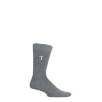 Mens 1 Pair SockShop New Individual Embroidered Initial Socks - P-T
