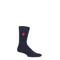 Mens 1 Pair SockShop Valentines Love Heart Socks