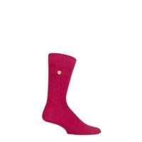 Mens 1 Pair SockShop Colour Burst Cotton Socks