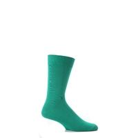 Mens 1 Pair SockShop Colours Single Cotton Rich Socks