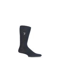Mens 1 Pair SockShop New Individual Embroidered Initial Socks - P-T